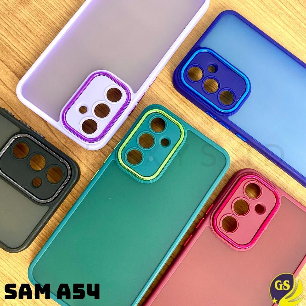 Chrome อะคริลิคสําหรับ Samsung A04 A04E A04S A14 4G A34 5G A54 5G Hardcase Matte Metallic Chrome Vf-