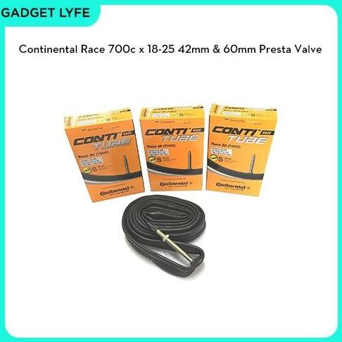 Continental Race 700c x 18-25 42mm & 60mm Presta Valve