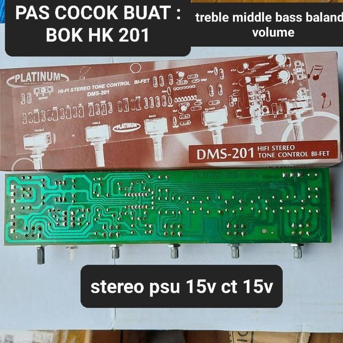 Dms 201 Tone Control Hifi Bifet Toa Hk201 Hk 201 Bi Fet สเตอริโอควบคุม Dms 201 กลางเบสกลาง Treble Vo