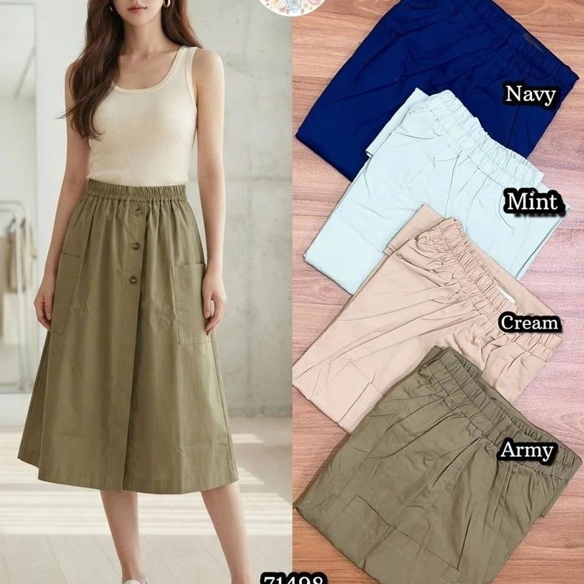 71498 กางเกง Cel Scoot Culottes