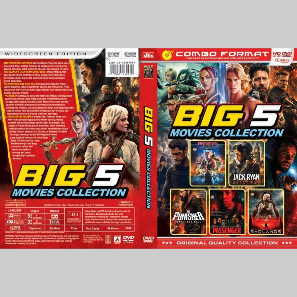 Big 5 Movies 2026 Movie Collection Cassette