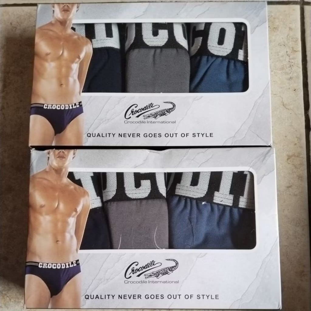 [ JM ]{79A} CD CROCODILE BRIEF COTENTS 3 251 { M, L, XL }