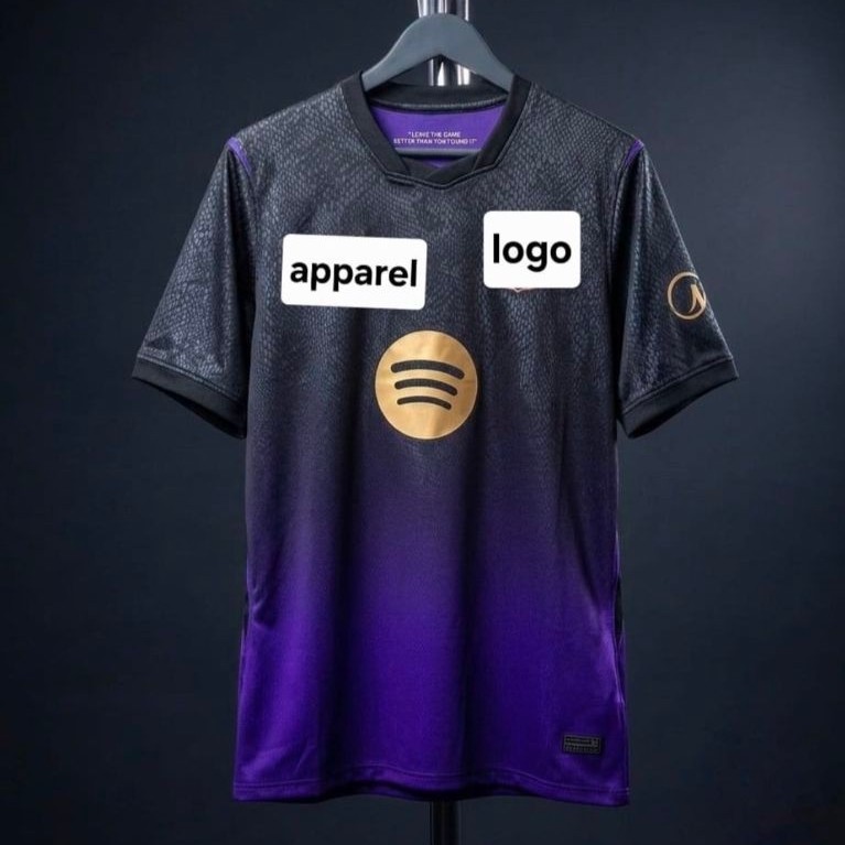 (GO) ใหม่ล่าสุด BARC4 H0ME 4WAY FOOTBALL JERSEY 26/27 DRYFIT CLUB LIG4