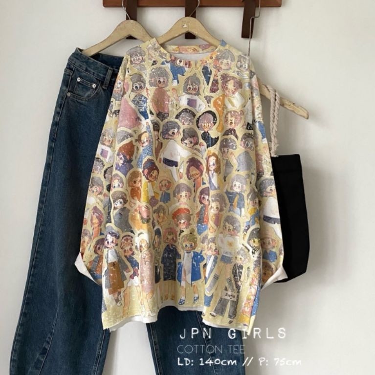 เสื้อยืด JPN GIRL / JAPANESE MATERIAL