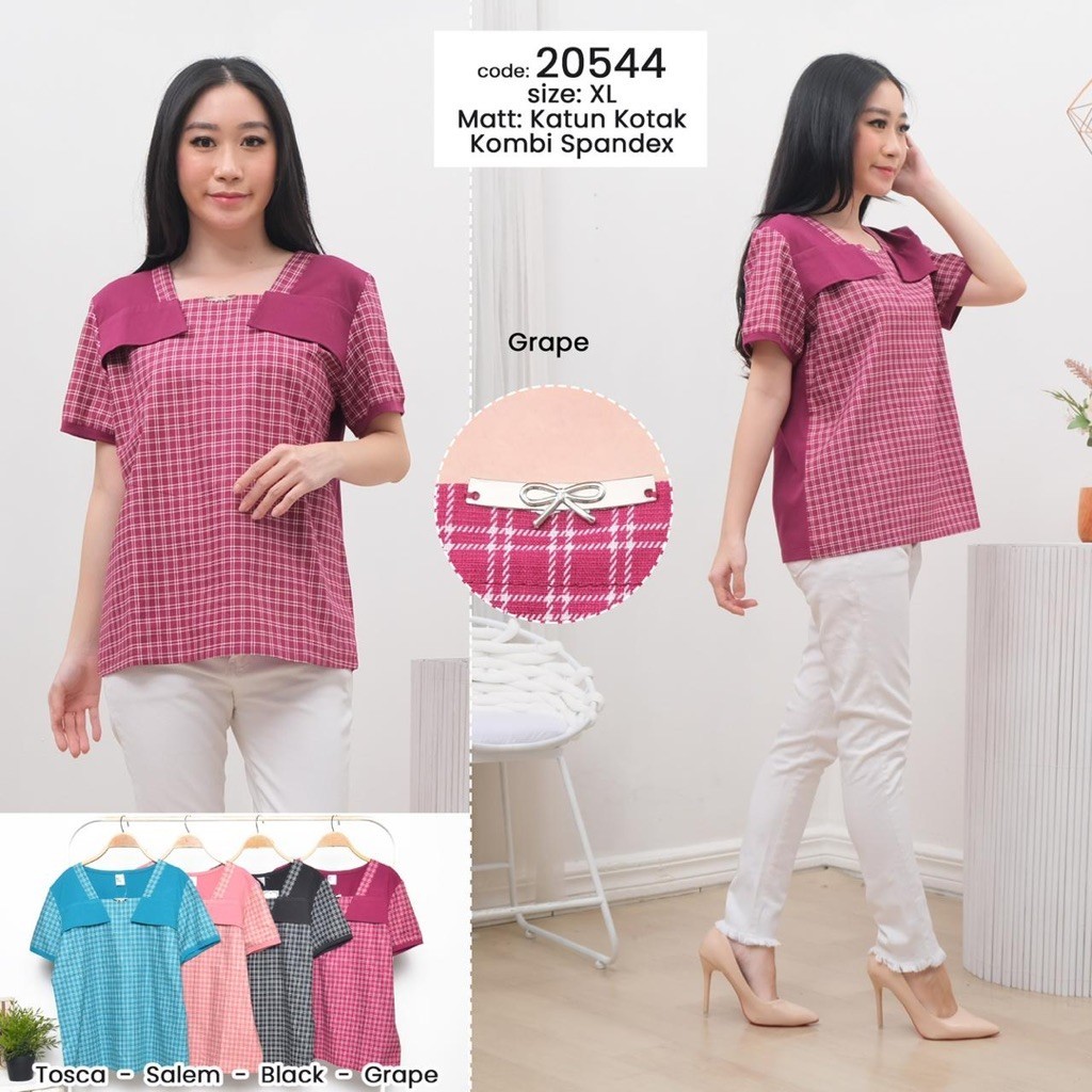 KATUN SWF20544 เสื้อคอตตอนผสมเสื้อยืดสแปนเด็กซ์ ไซส์ XL