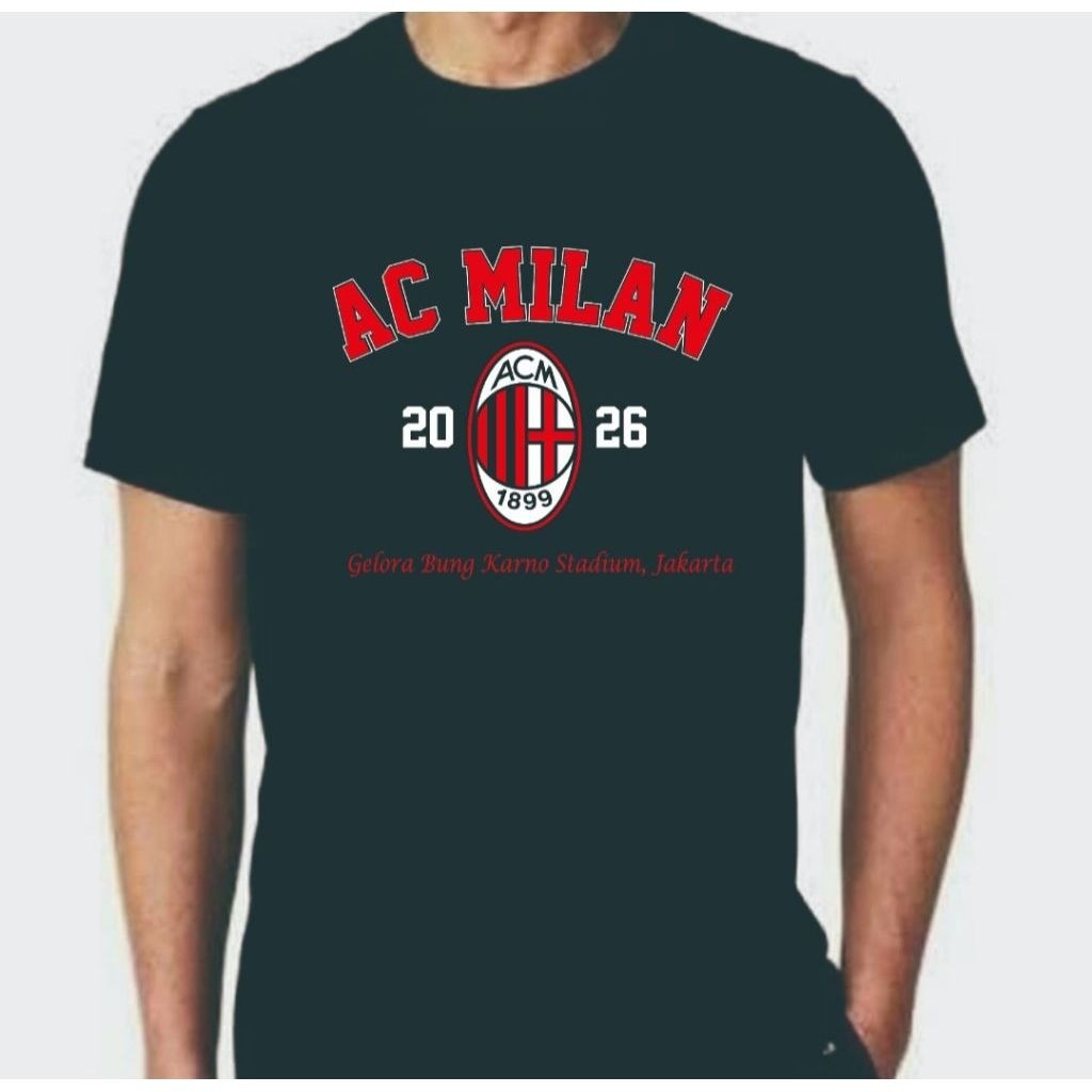เสื้อยืด ac milan tour GBK พร้อม 5xl