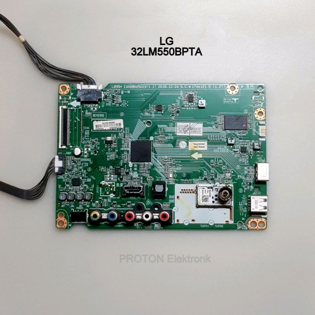MESIN LG 32LM550 32LM550BPTA LCD LED TV เมนบอร์ด LB95H EAX68605003 แม่ เอ็บ87704001 MB เมนบอร์ด PROT