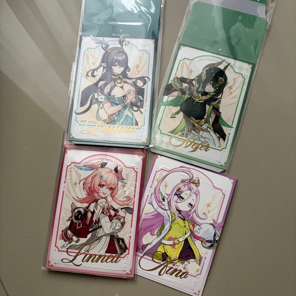Merch Hoyofest 2026 Photo Film Character Genshin Impact - Lauma, Nefer, Linea, Aino