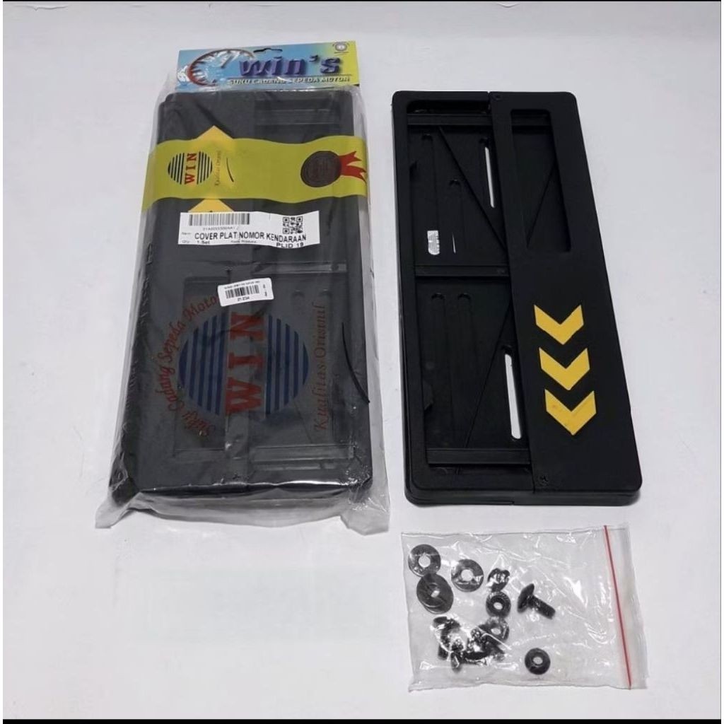 ฝาครอบจาน บีเค | Win Brand BK Motorcycle Plate Holder Cover