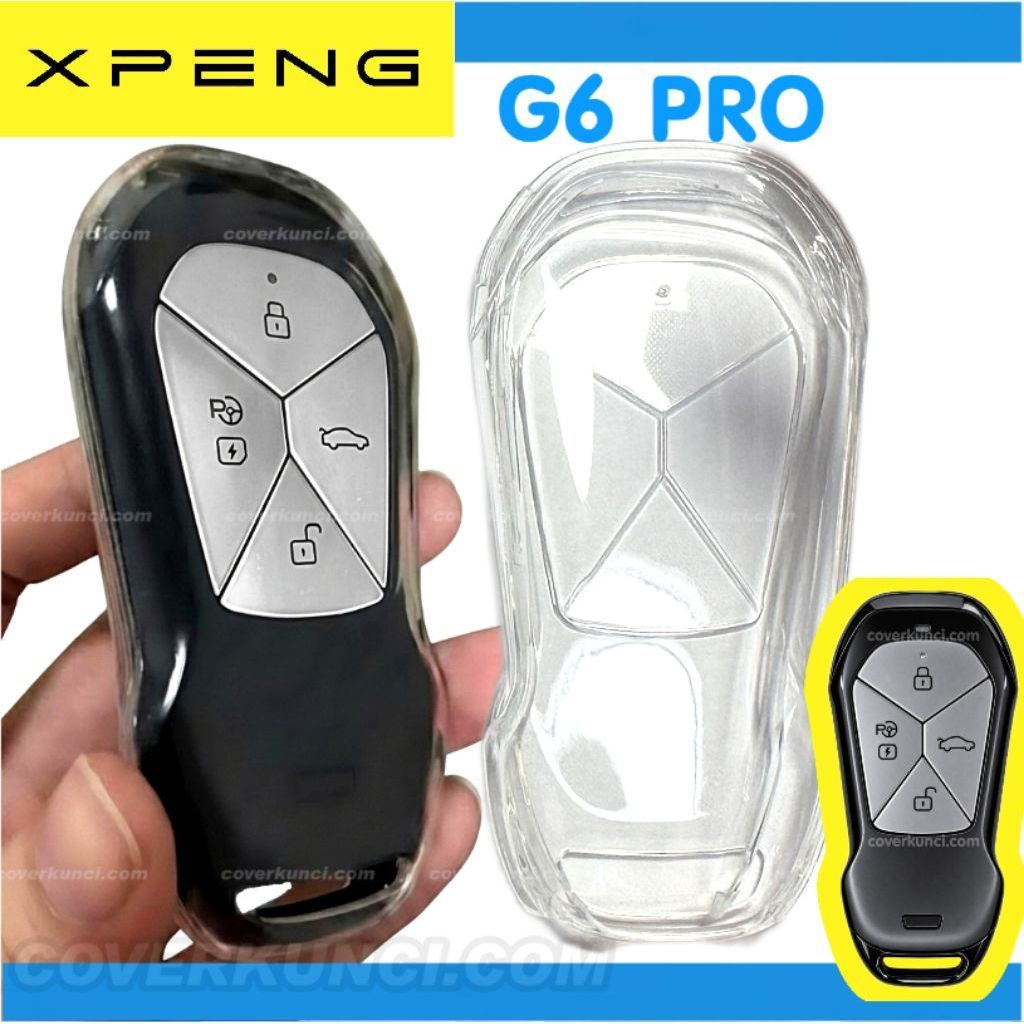 G6PRO XPENG G6 PRO ปลอก XPENG G6PRO โปร่งใส TPU 2C ฝาครอบระยะไกล XPENG G6 PRO Keyless Smartkey Key