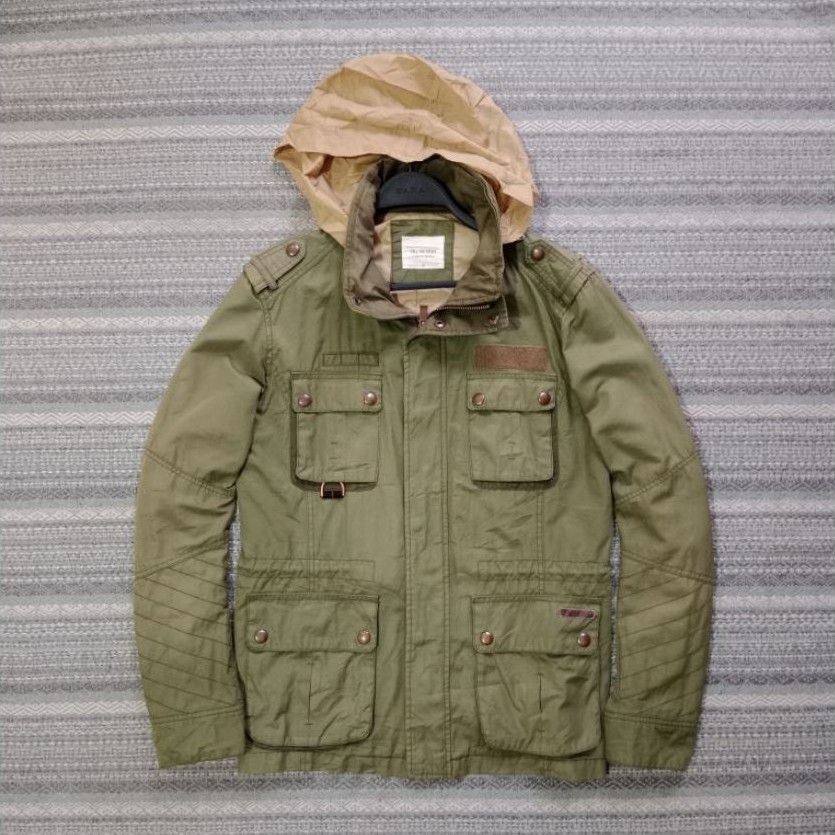 เสื้อแจ็คเก็ต TBJ jeans vintage parka ไซส์ L