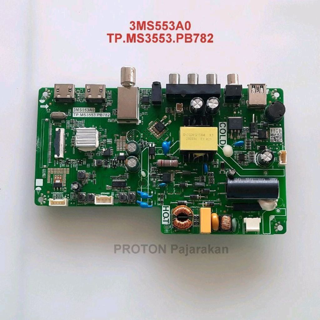 MESIN Panasonic Viera TH-32H420G TH 32H420G LED TV เมนบอร์ด LCD 3MS553A0 TP.MS3553.PB782 Mobo TH-32D