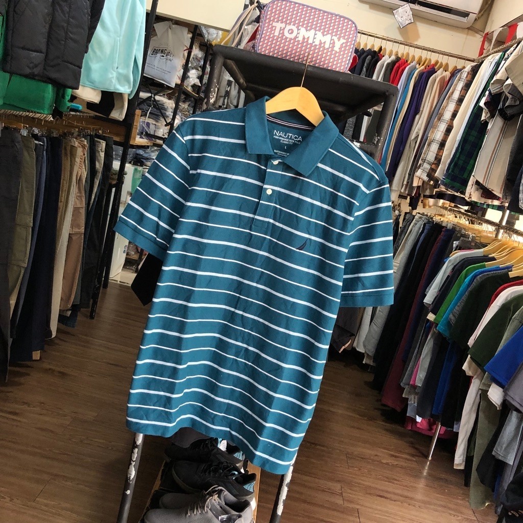 เสื้อโปโลลายทาง NAUTICA