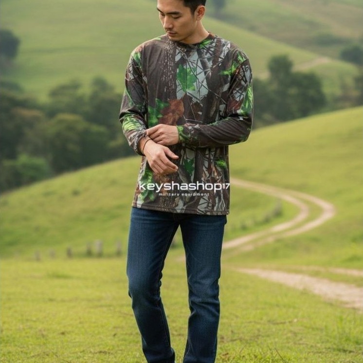 Camo T-Shirt Camo T-Shirt รุ่นแขนยาว