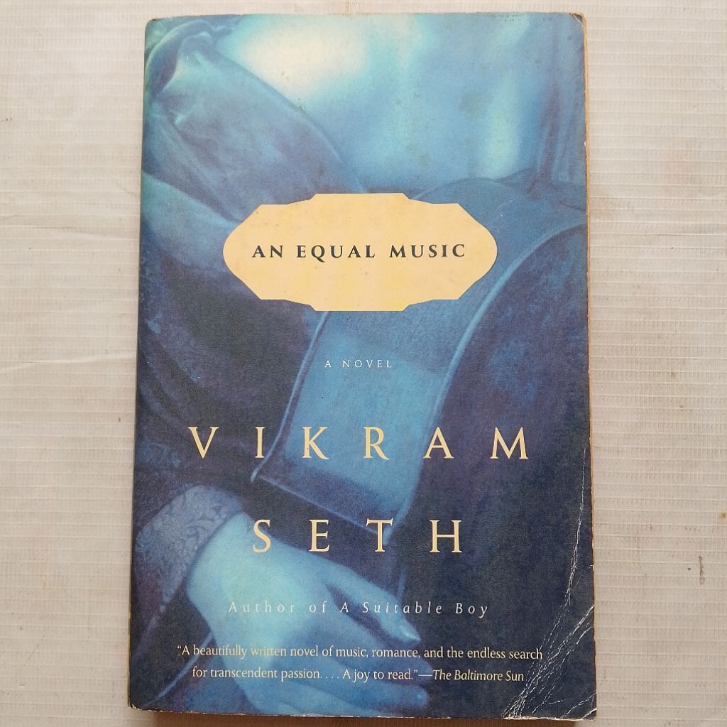 นวนิยายมือสองนําเข้าต้นฉบับ AN EQUALI MUSIC โดย Vikram Seth