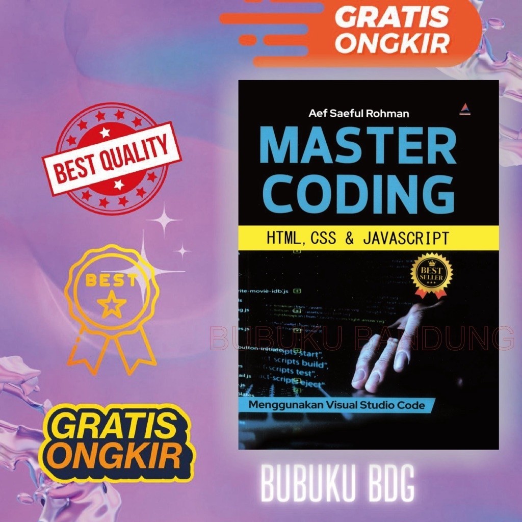 หนังสือ Master Coding HTML, CSS & Javasript: โดยใช้ Studio Core Visula - Aef Saeful Rohman