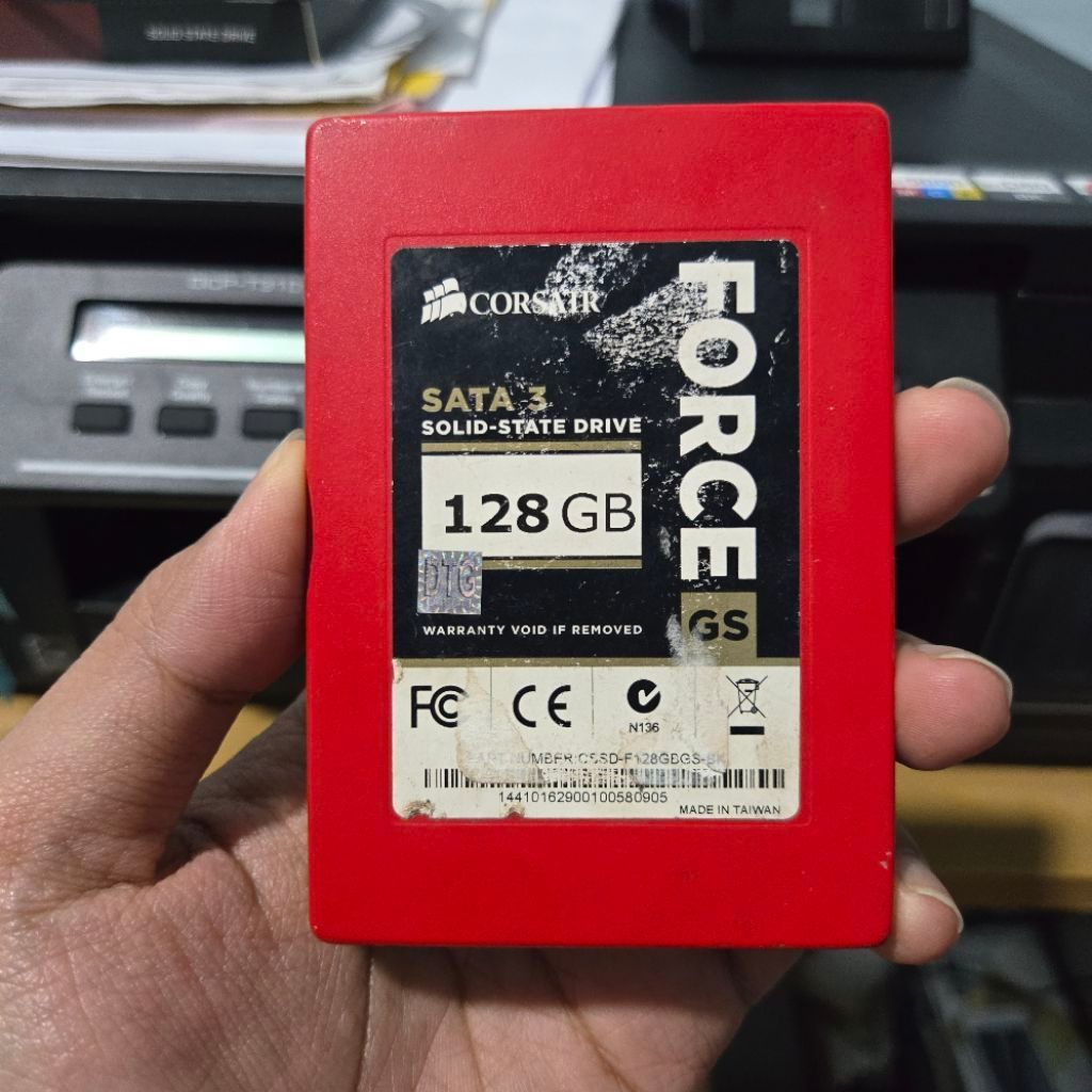 SSD Corsair Force GS 128GB SATA 3 2.5" ปกติโดย DTG