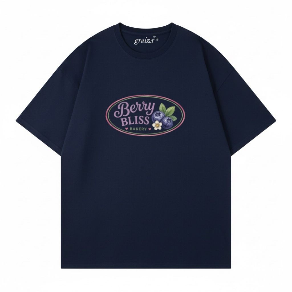 Graizx - Berry Bliss Navy Tee