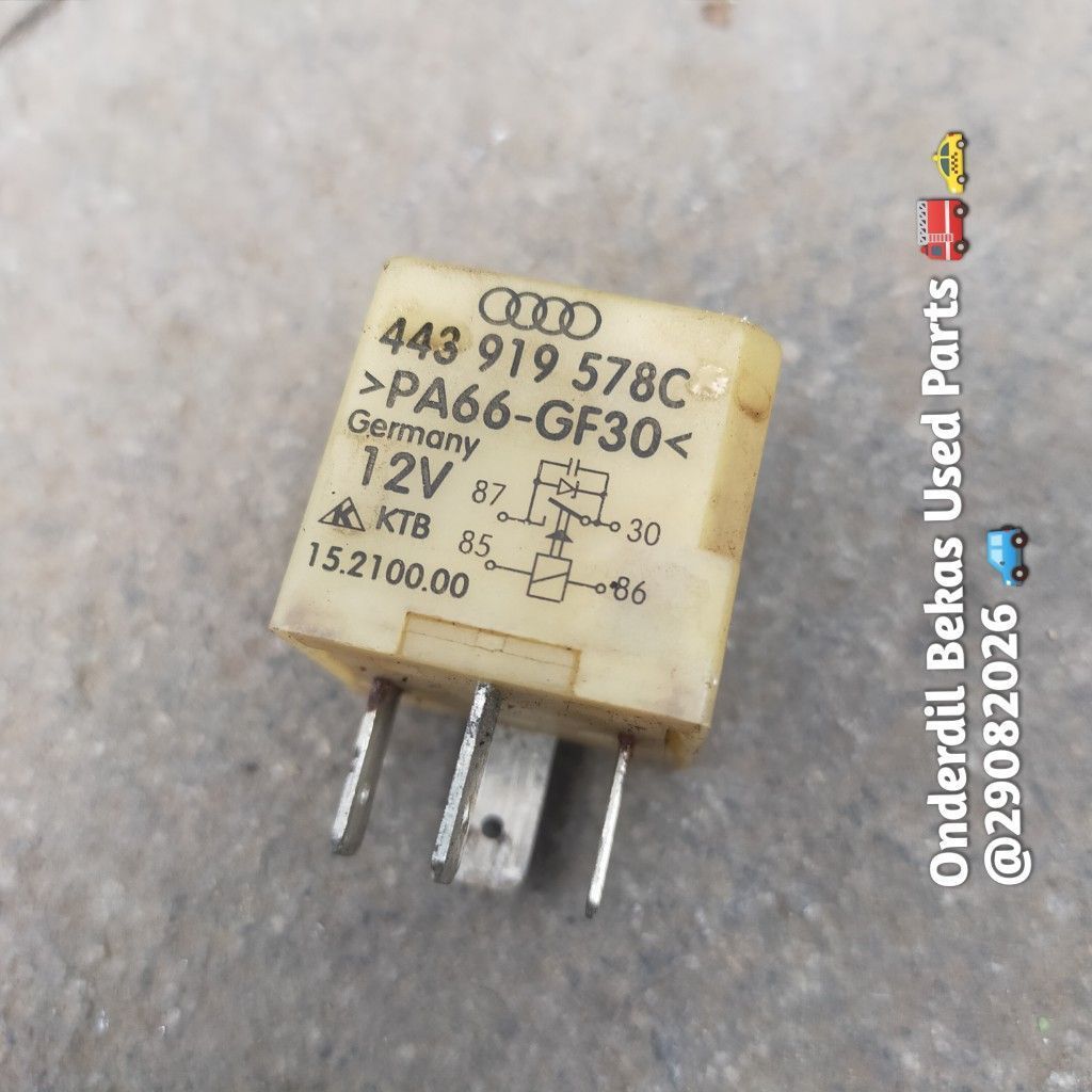 รีเลย์คลัตช์ Audi B5 C5 267 443919578C PA66-GF30 ทดสอบ