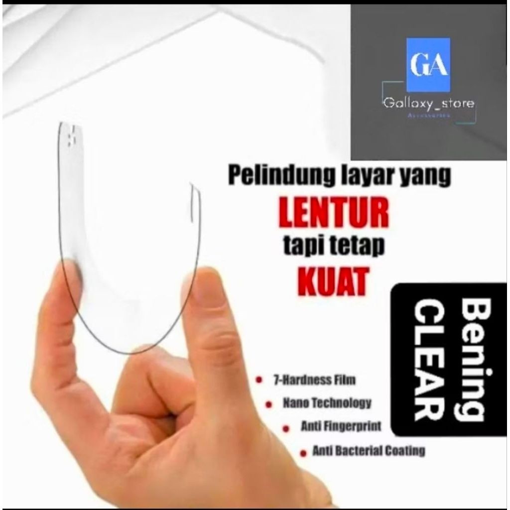 LAYAR TEMPERED NANO CLEAR ANTI-BREAK CLEAR SCREEN VIVO Y400 Y500 PRO Y11D Y21D Y31D PRO Y04 Y04S Y05