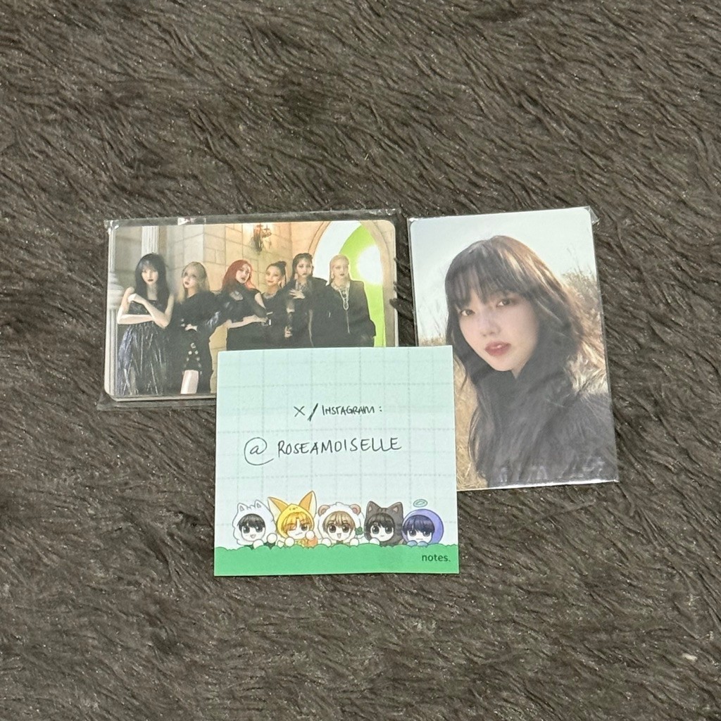 gfriend yerin photocard album labyrinth, pc pob benefit wvg songs of the siren apple