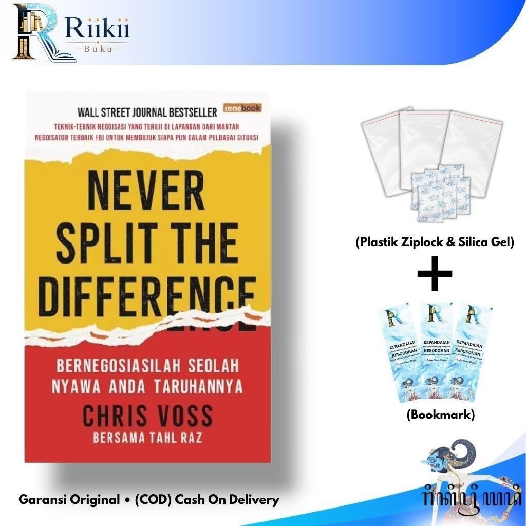 Never Split The Difference Book - Chris Voss & Tahl Voss