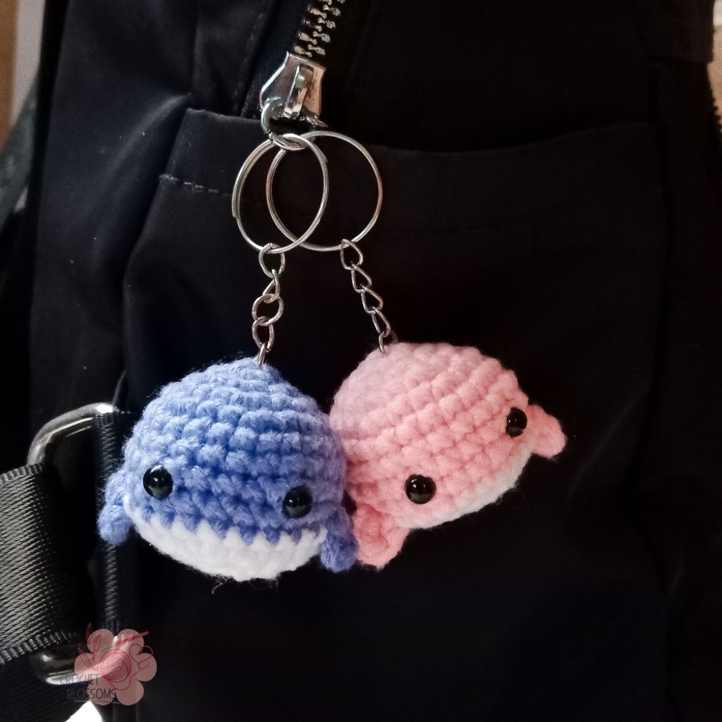 GANTUNGAN CUTE MINI WHALE KEYCHAIN / CUTE MINI WHALE KEYCHAIN / CUTE BAG HANGER