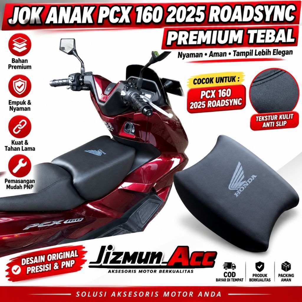 เบาะหน้าสําหรับเด็ก Honda PCX 160 2025 ROADSYNC PCX 150 โฟมหนานุ่มสบาย