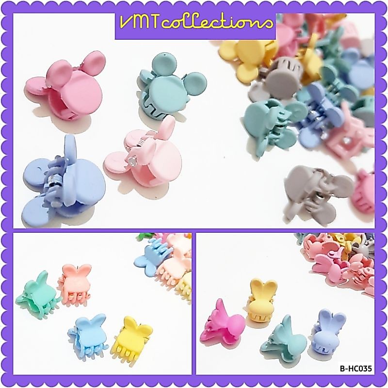 VMT - MICKEY HAIR CLIP / RABBIT HAIR CLIP / MINI CLIP / CHILDRENS HAIR CLIP