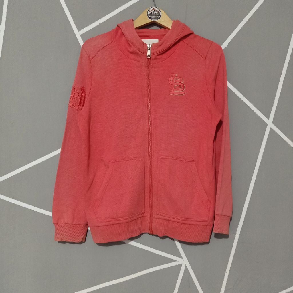 Zipper Hoodie MLB โลโก้ขนาดเล็ก Original