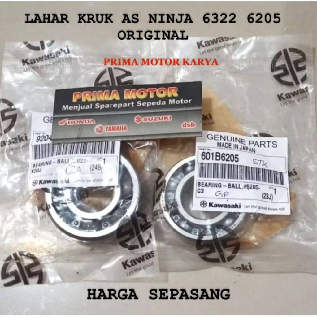 LAHAR KRUK AS NINJA LAHAR 6322 6205 NINJA ORIGINAL KAWASAKI KGP