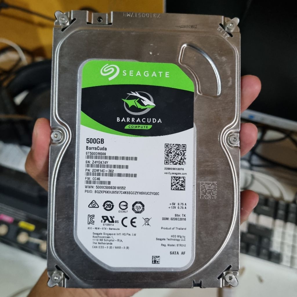 [ใช้แล้ว] HDD WD Green 500GB