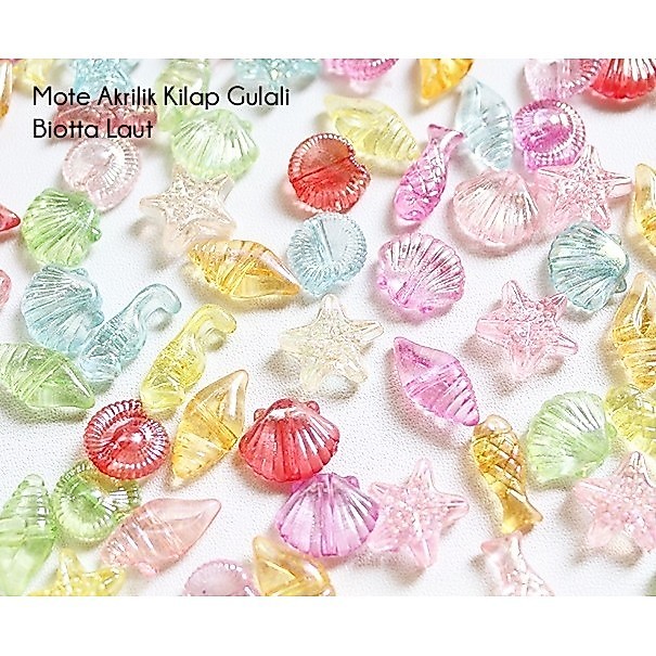 (10 กรัม) Sea Creatures Biota Sea Theme Mote