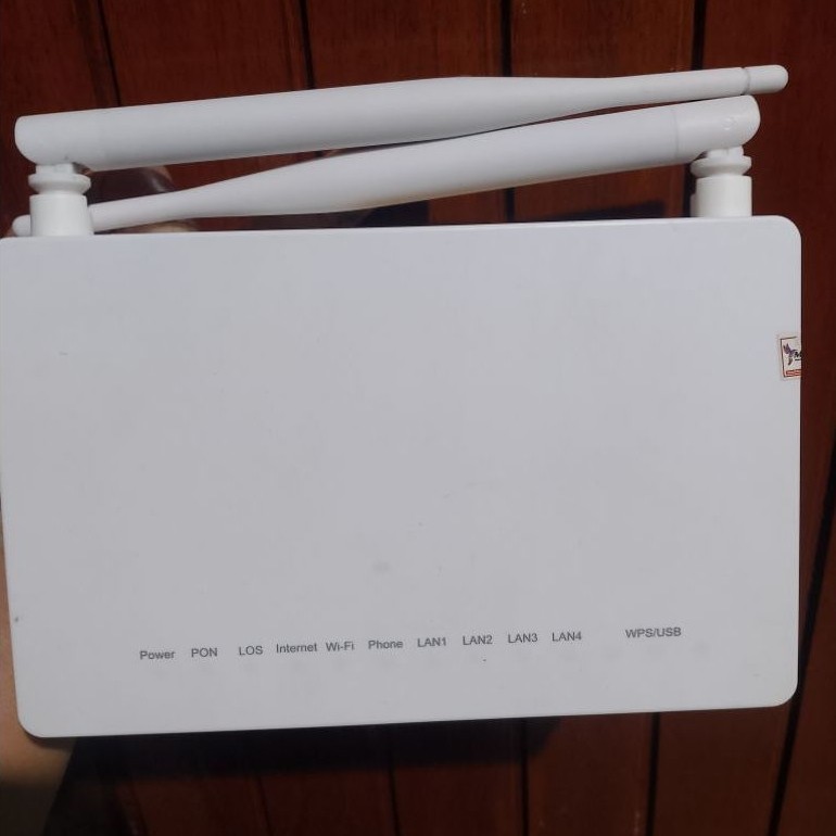 ZTE GPON ONT ZXHN F609 V3.0 WiFi Router Normal Blue port ไม่มีอะแดปเตอร์มือสองพร้อมใช้งาน