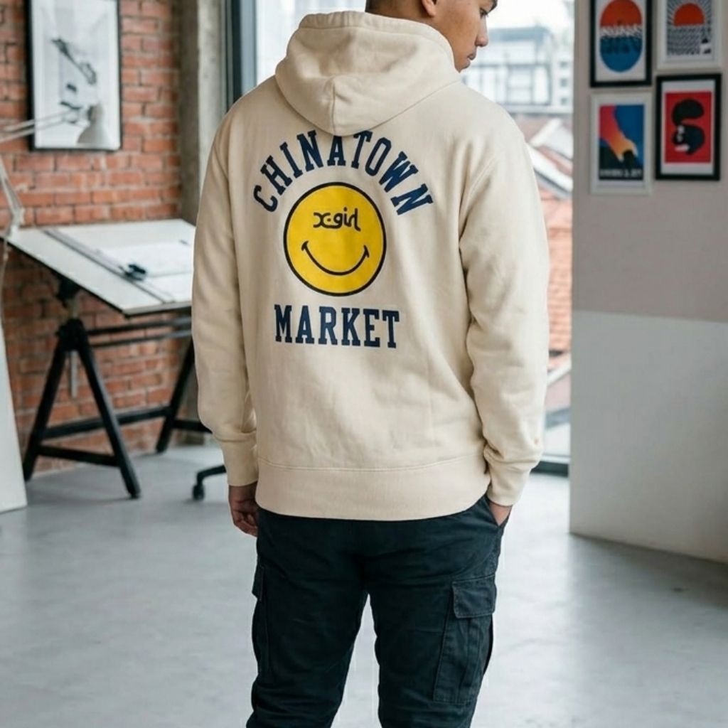 เสื้อฮู้ดสาว Chinatown Market x X