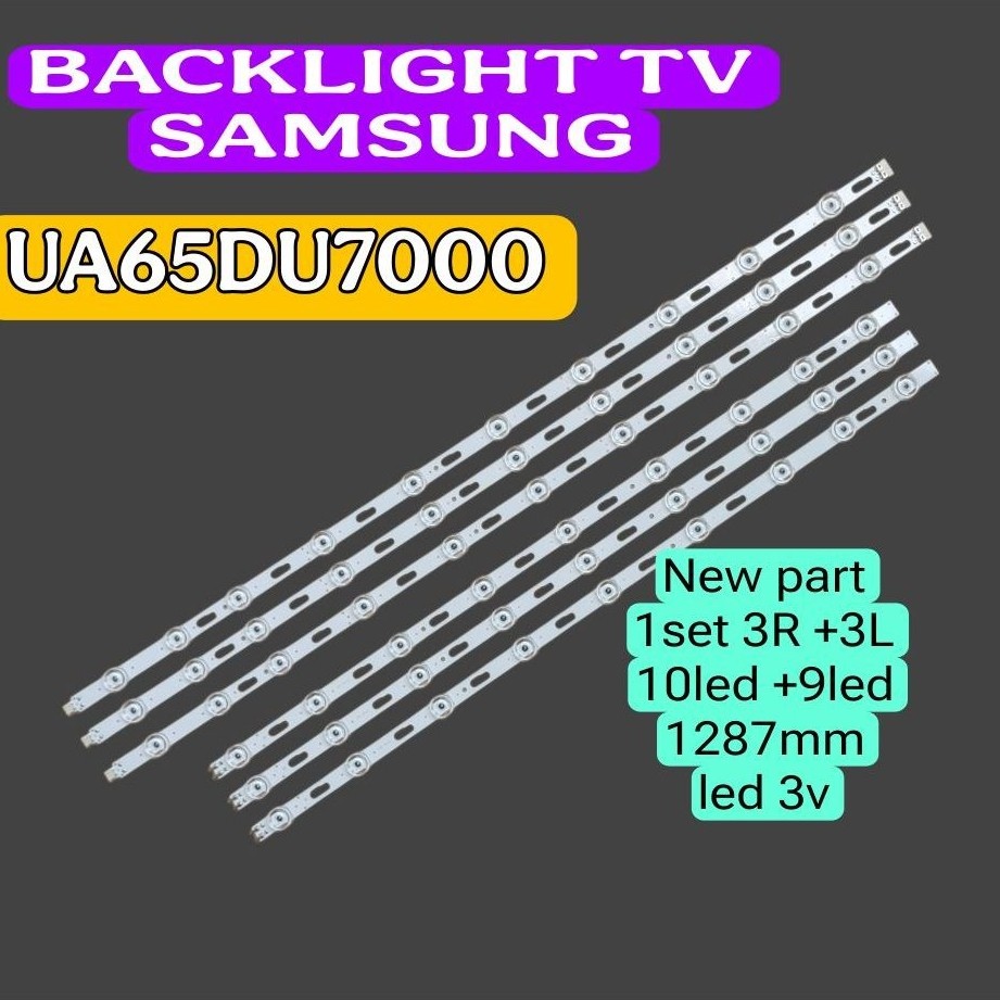 LED BACKLIGHT BL TV SAMSUNG UA65DU7000 65DU7000 UE65DU7100
