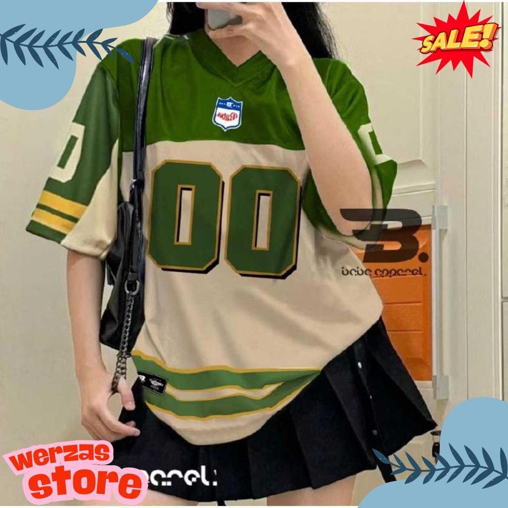 Independence Baba เครื่องแต่งกาย Jersey Vintage หมายเลข 00 Premium Boxy Jersey Ray แต่งงาน 00 Street