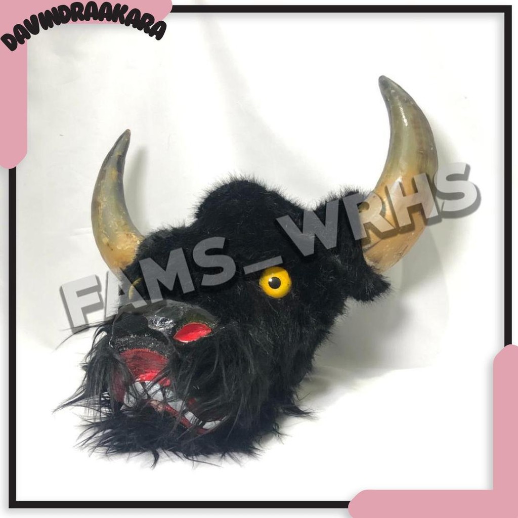 MATA Original Purple Feather Bull พร้อมตา Light-Up, Mberot Pentas Black Variation Kd 17