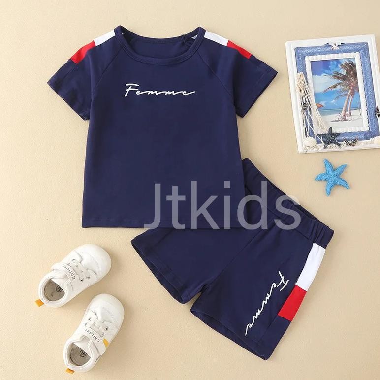 ชุดสูทเด็ก Jtkids Falcon แบบพิเศษ นุ่ม Cool Babyterry Material He-87