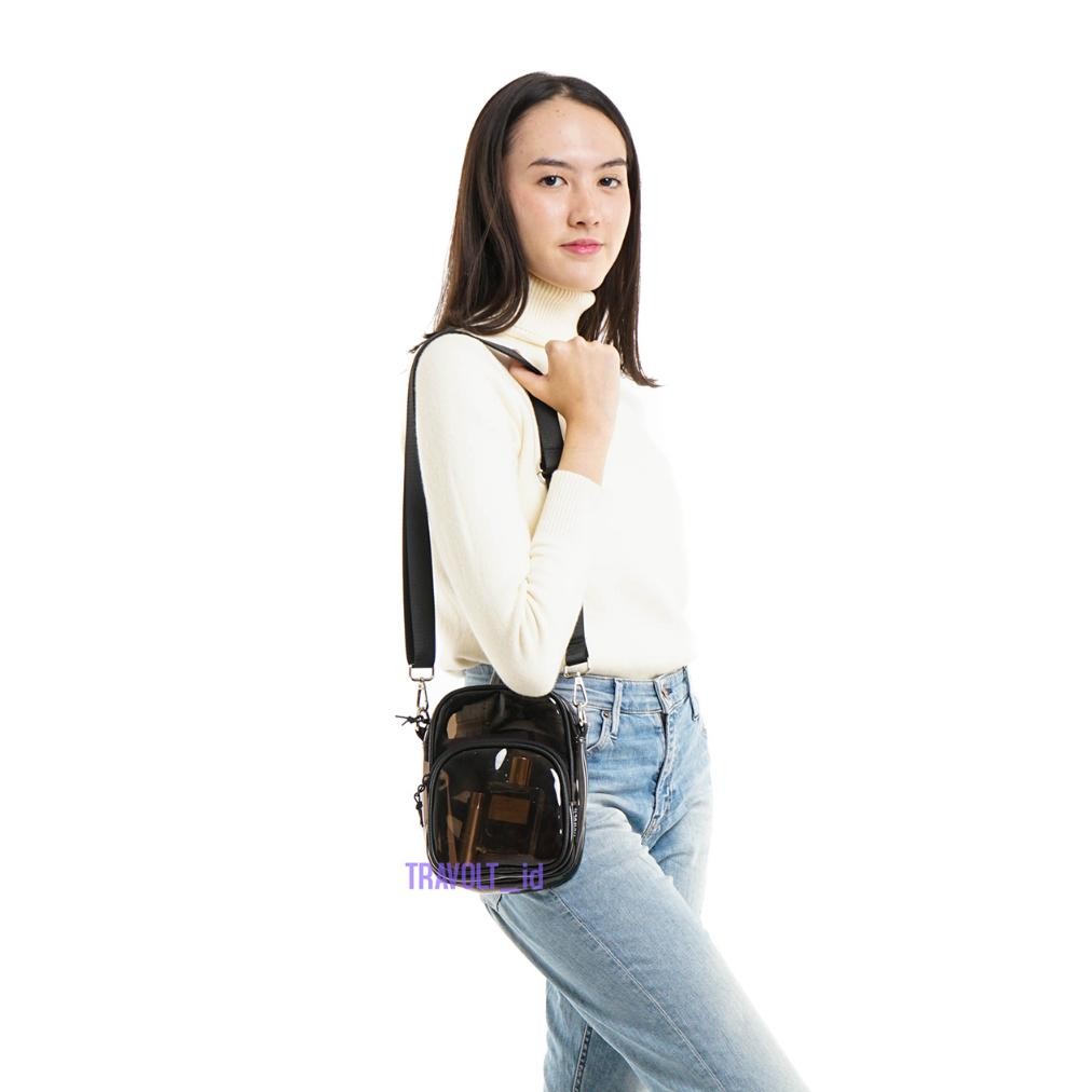 HP Bf888S Mini Sling Bag - กระเป๋าโทรศัพท์ Travolt - กระเป๋า Pvc โปร่งใส - กระเป๋าสะพาย - Mini Be09