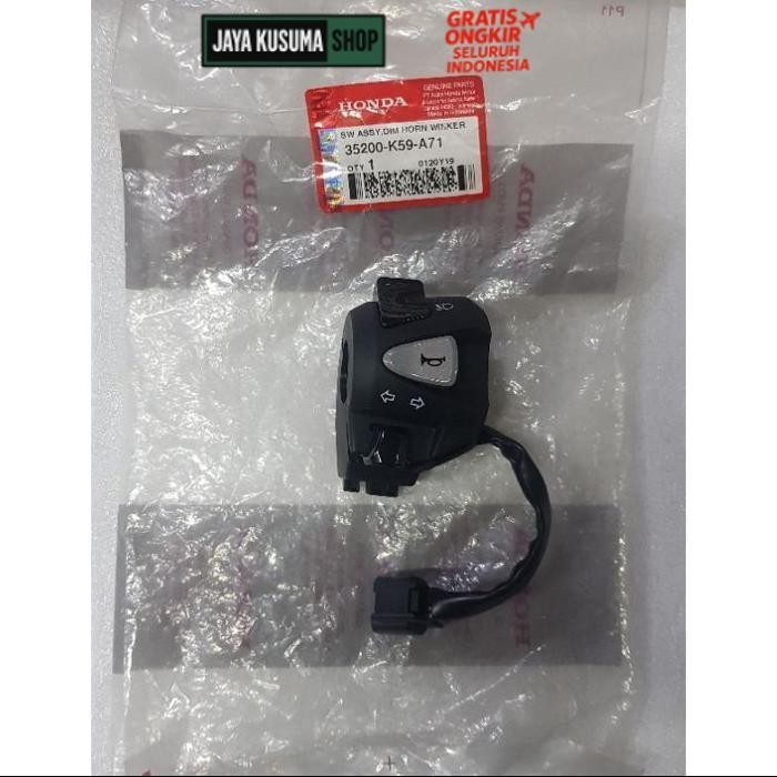 ชุดสวิตช์ไฟเลี้ยว Horn Dim Vario 125 150 Led ไฟเลี้ยวใหม่แยก (2018 - 2022) Original AMM 35200K59A71