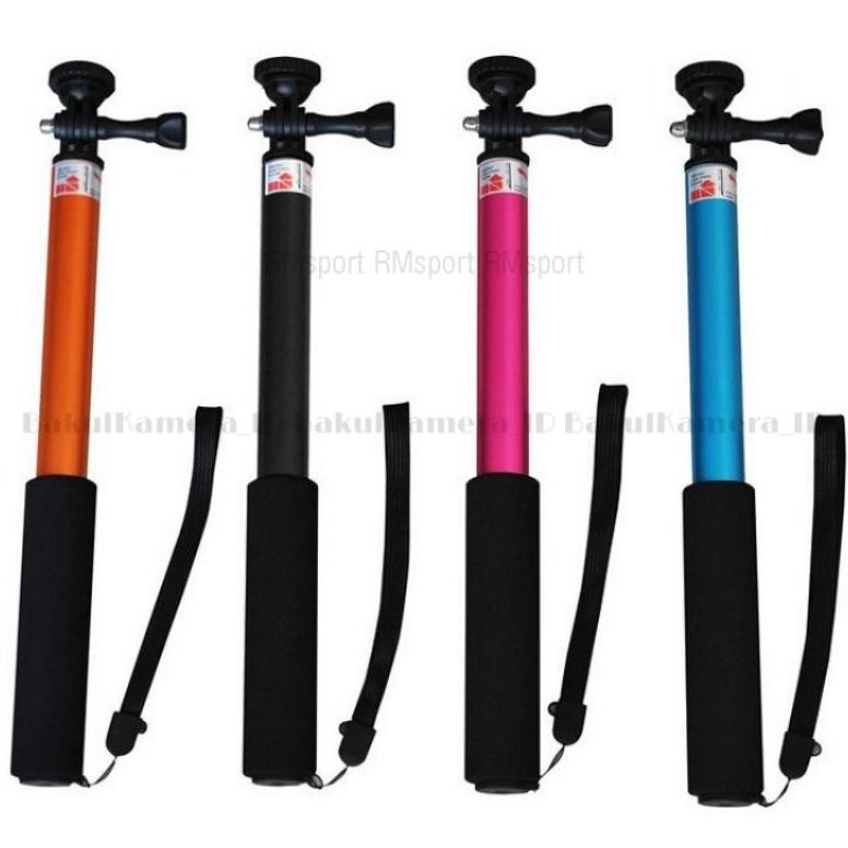 Monopod Tongsis Selfie Stick สําหรับ Action Cam Gopro Xiaomi Yi Brica Bpro Alpha Sjcam Kogan 4K Yui-