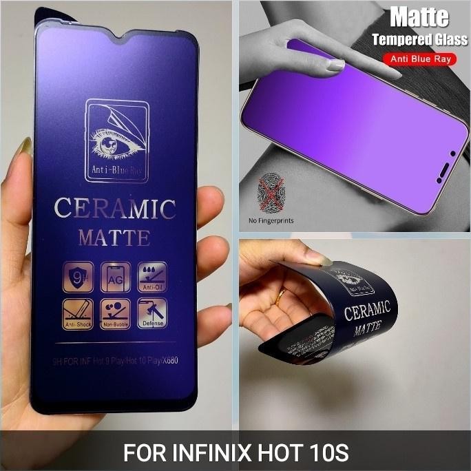 Fue-K5X20 Samsung J2 J5 J7 Prime J4 J6 Plus J7 Pro Plus J8 2018 กระจกนิรภัย Anti Blue Ceramic Matte 