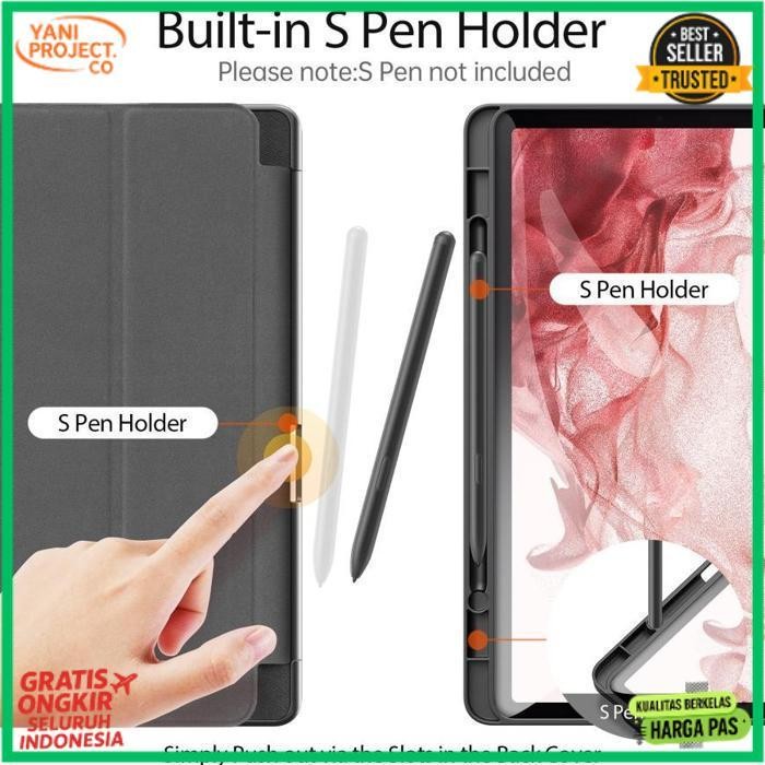 เคส Samsung Tab S9 / Tab S9 Plus / Tab S9 Ultra / Tab S9 Fe / S9 Fe Plus Smart Case Pencil Holder Sl