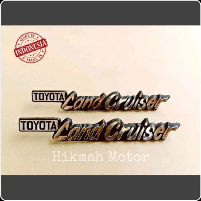 สัญลักษณ์โลโก้ "Toyota Landcruiser Hardtop" คู่ Fj40 Bj40