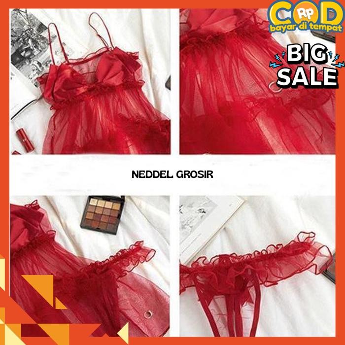 ผู้หญิง LINGERIE ชุด TRANSPARENT MINI SKIRT เปิด G STRING โดย NEDDEL WHOLESALE