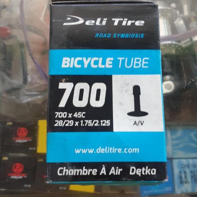 ยางใน DELI สําหรับจักรยานขนาด 700 x 45C
