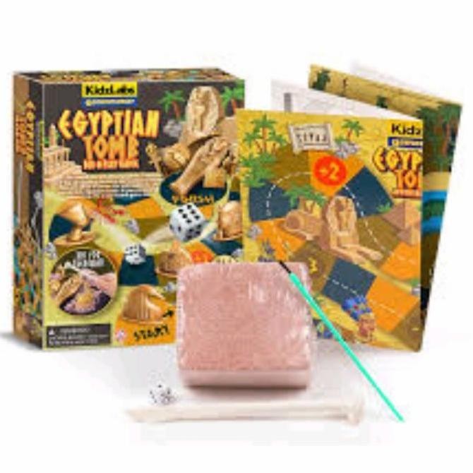 4M Kidzlabs ของเล่นเพื่อการศึกษา Treasure Island หรืออียิปต์ Tomb Dig & Play Original