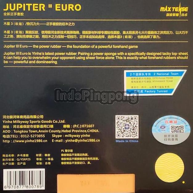 Yinhe Jupiter Iii Euro H37 H38 H39 H40 90252 3