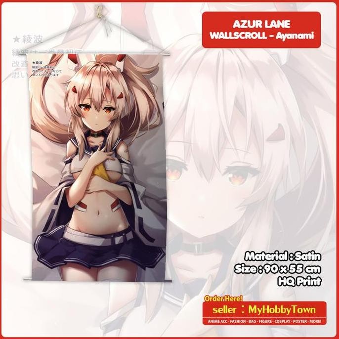 Azur Lane Anime Wallscroll - Ayanami